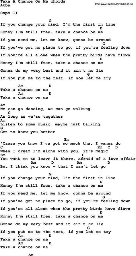 lyrics to take me on